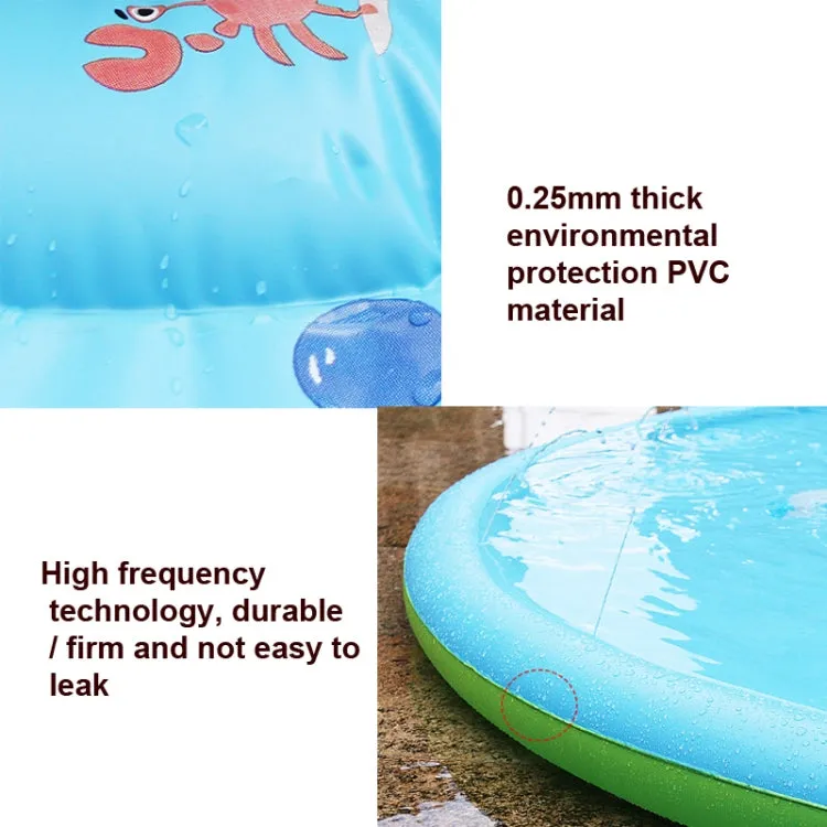 180cm Water Spray Pad Inflatable Water Spray Coconut Tree Summer Water Toys