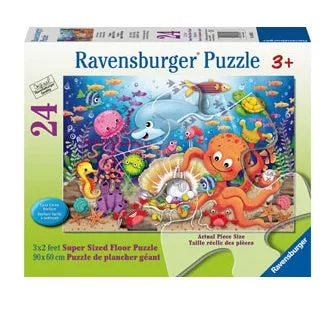 24 pc Giant Floor Puzzle - Fishies Fortune