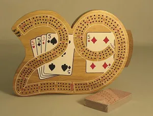 29 Wood Cribbage Board