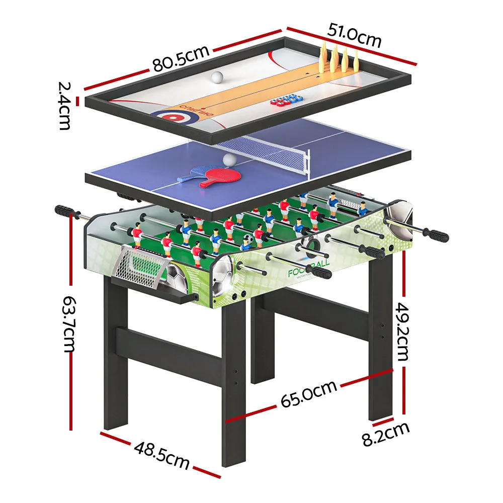 4-in-1 Soccer, Tennis, Bowling, Shuffleboard Games Table