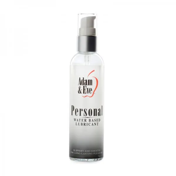 Premium Adam & Eve Personal Water-Based Lubricant, 4 oz - Long-Lasting, Non-Sticky Formula for Smooth Intimacy