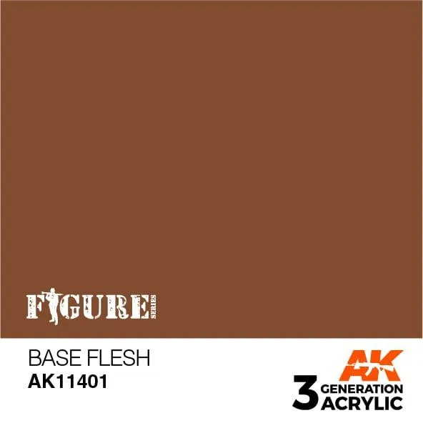 AK Interactive AK11401 3G Figure Base Flesh Paint 17ml