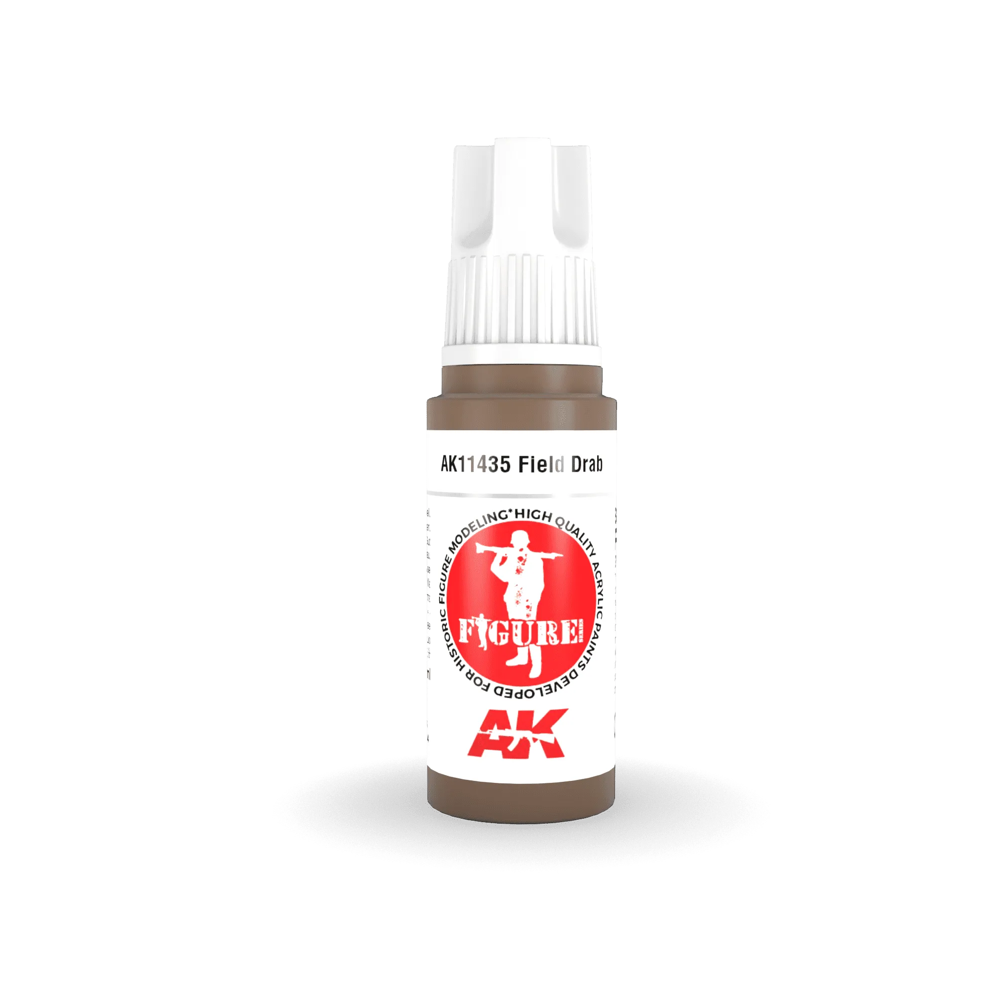 AK Interactive AK11435 3G Figure Field Drab Paint 17ml