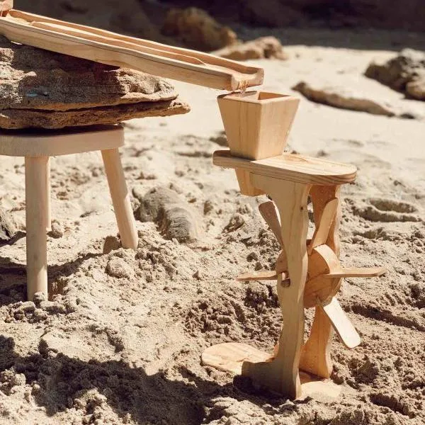 Amazing Wooden Water & Sand Wheel