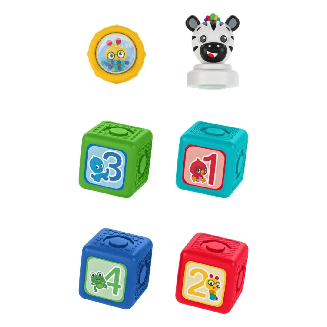 Baby Einstein Add & Stack Magnetic Activity Blocks (6 Pieces)