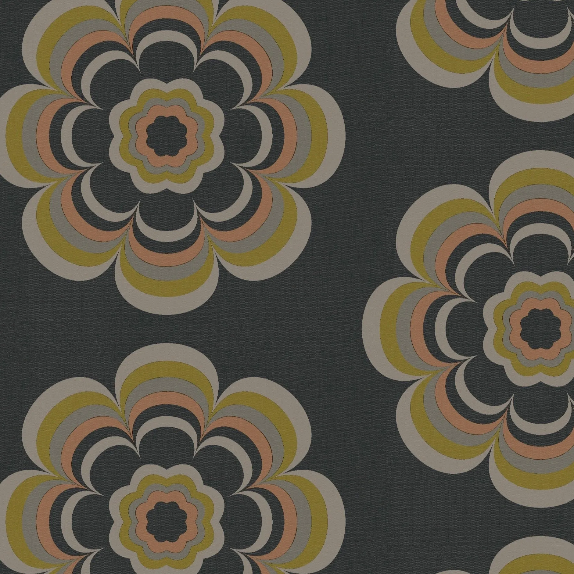 Bloom Wallpaper - Paynes's Grey