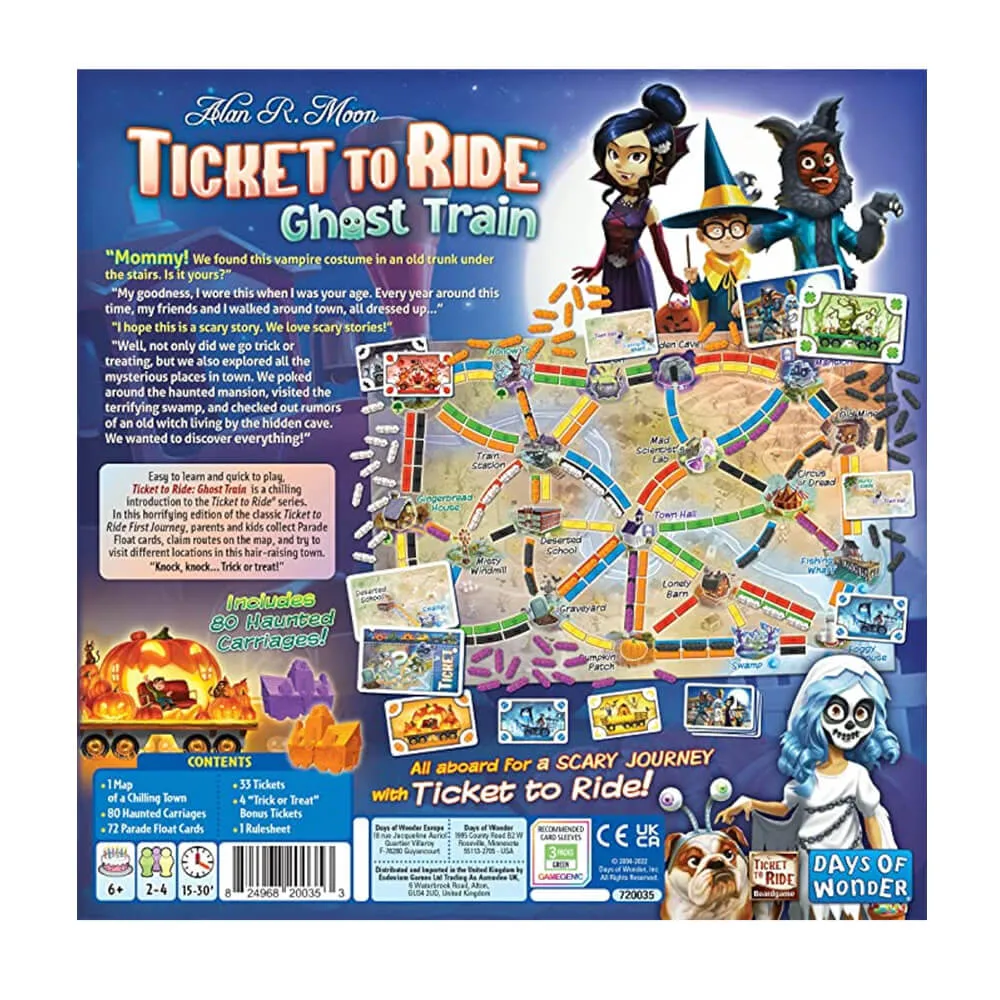 Board game Days of Wonder: Ticket to Ride Ghost Train