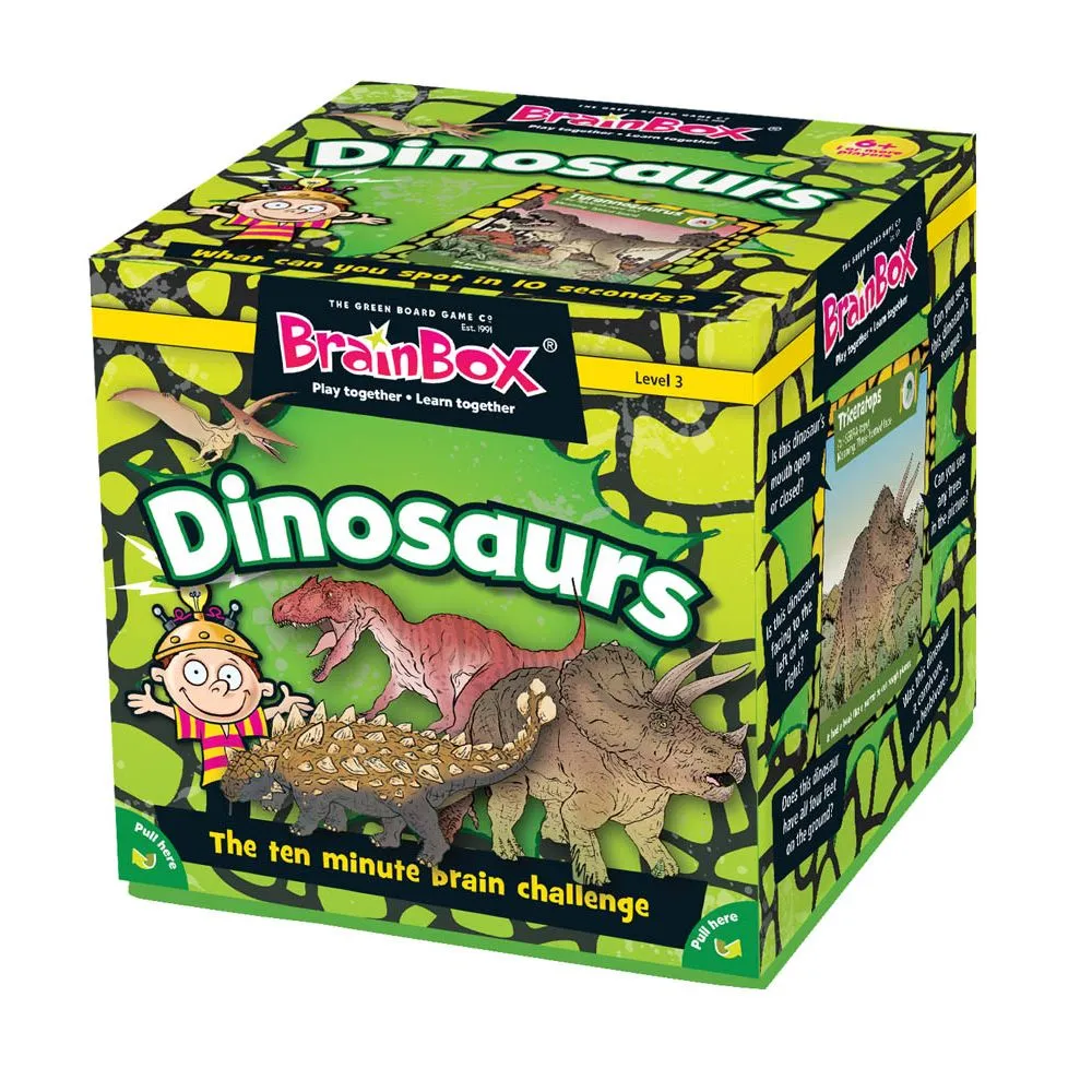 Brain Box Dinosaurs Card Game