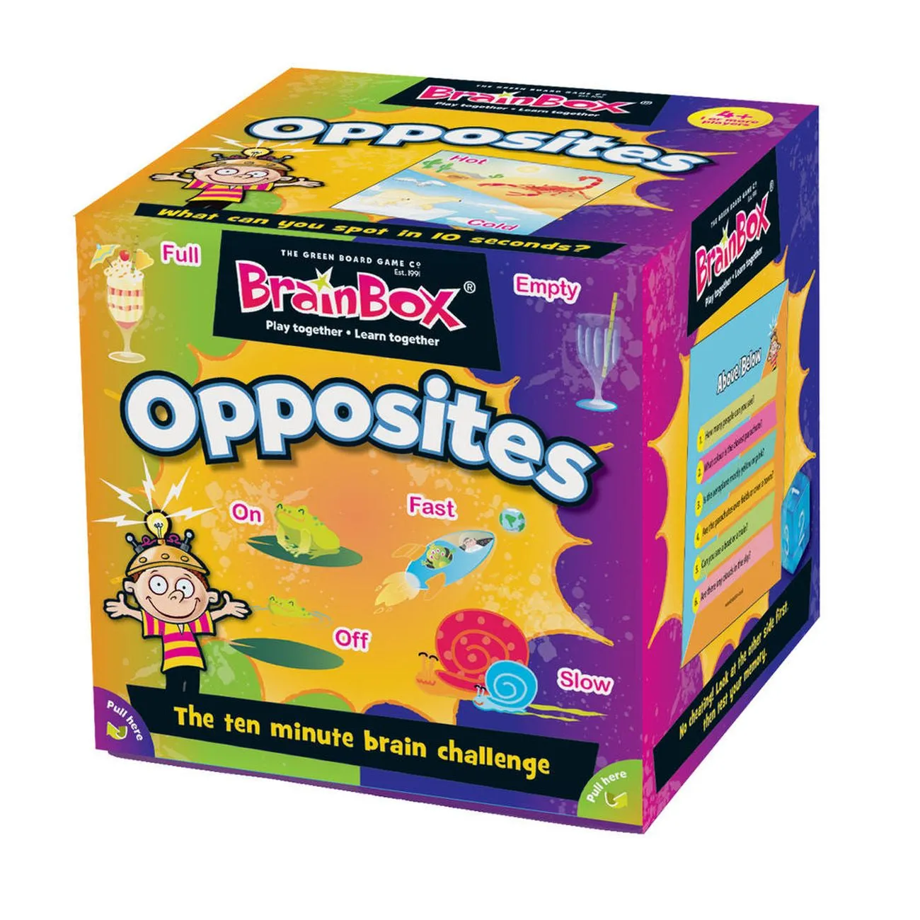 Brain Box Opposites Card Game