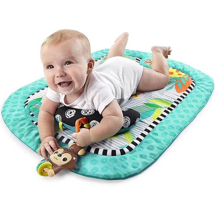 Bright Starts Prop Mat - Baby Activity Gym - Giggle Safari