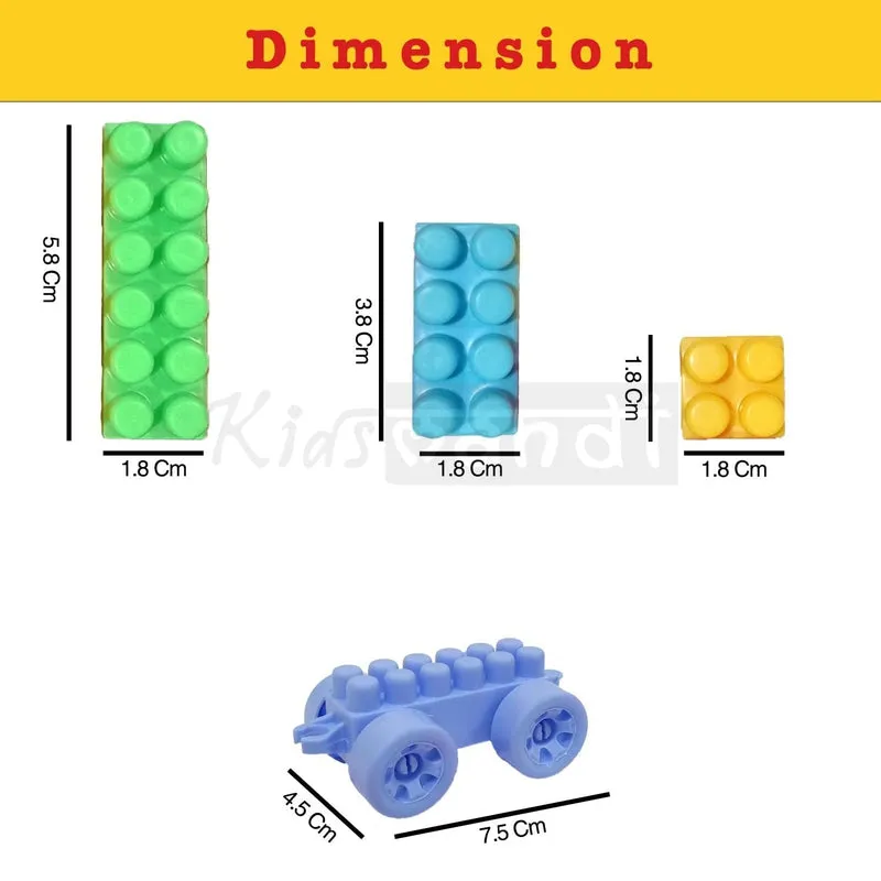 Constructive Play Blocks Game (Creative, Learning and Educational Toy Set)