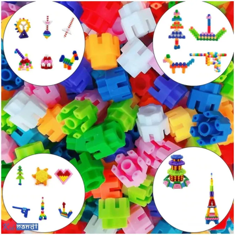 Constructive Play Blocks Game (Creative, Learning and Educational Toy Set)