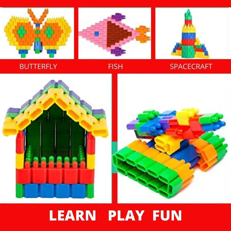 Constructive Play Blocks Game (Creative, Learning and Educational Toy Set)