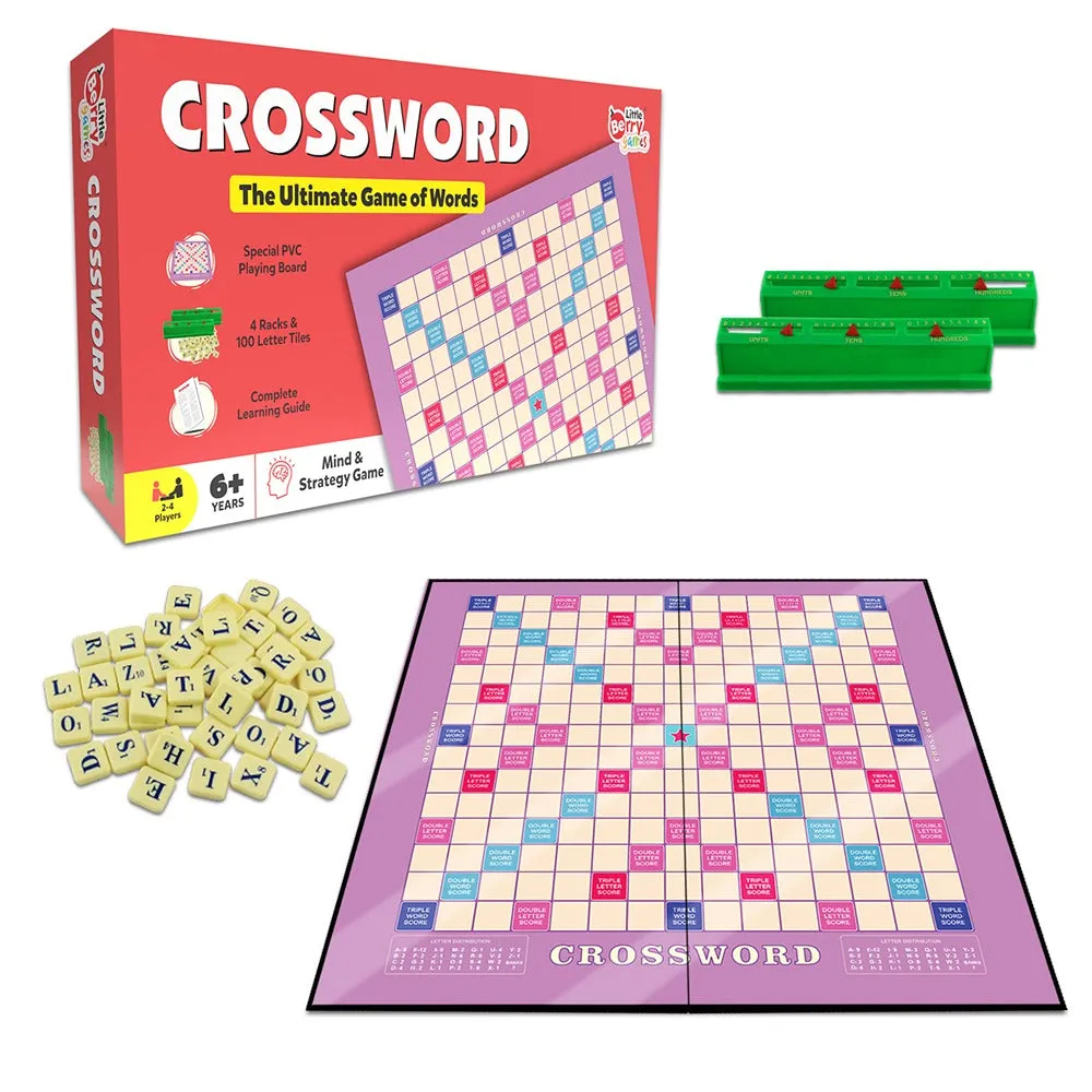 Crossword Board Game - Ultimate Word Building Game (Multicolour)