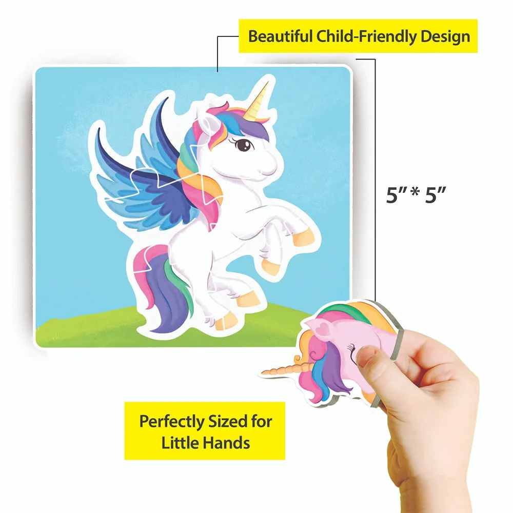 Fun and Educational Baby’s First Puzzle Game Magical Unicorns (15 Pieces)