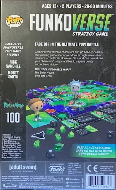 Funkoverse Strategy Game: Rick and Morty (2 Players)