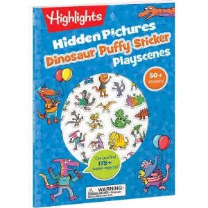 Highlights: Dinosaur Hidden Pictures Puffy Sticker Playscenes