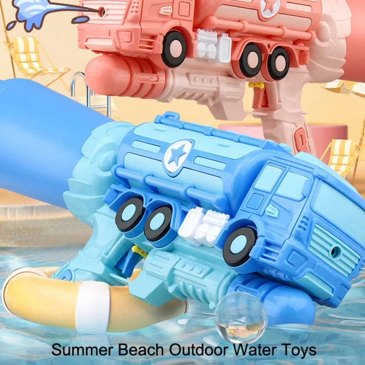 Hildren Pumping Water Play Device Summer Beach Outdoor Water Toys, Style: Engineering Car  (Yellow)