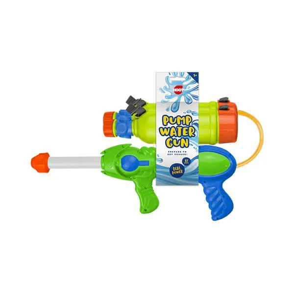 Hoot Pump Water Gun & 2 Refills