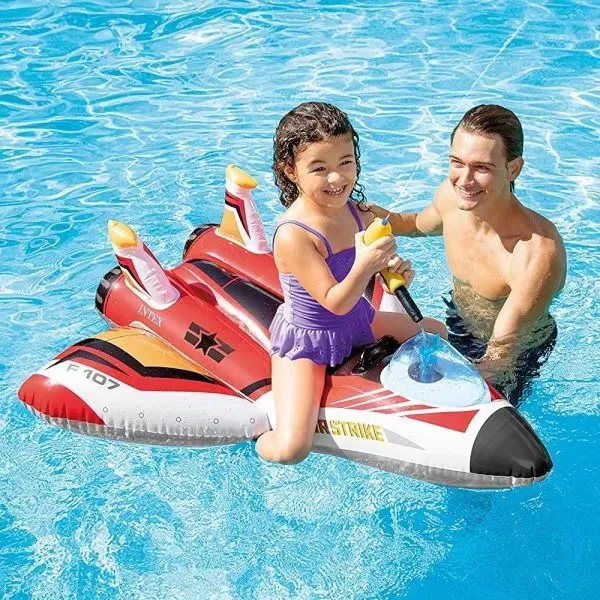 INTEX Water Gun Plane Ride-on - Red