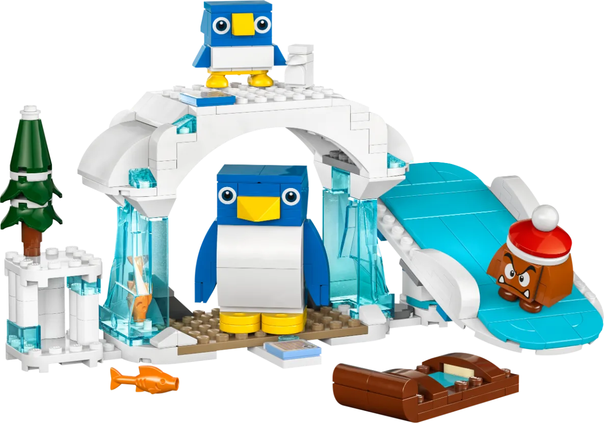 LEGO 71430 Super Mario Penguin Family Snow Adventure Expansion Set