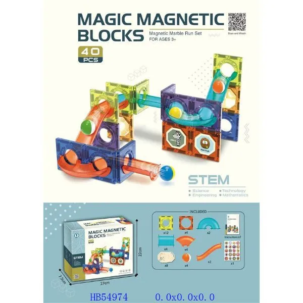 Magic Magnetic Blocks | 40 pcs