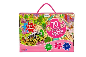 Majestic Book Club Knights and Princess Fun and Educational Floor Puzzle