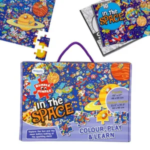 Majestic Book Club In The Space Fun and Educational Floor Puzzle