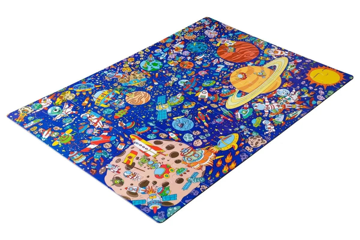 Majestic Book Club In The Space Fun and Educational Floor Puzzle