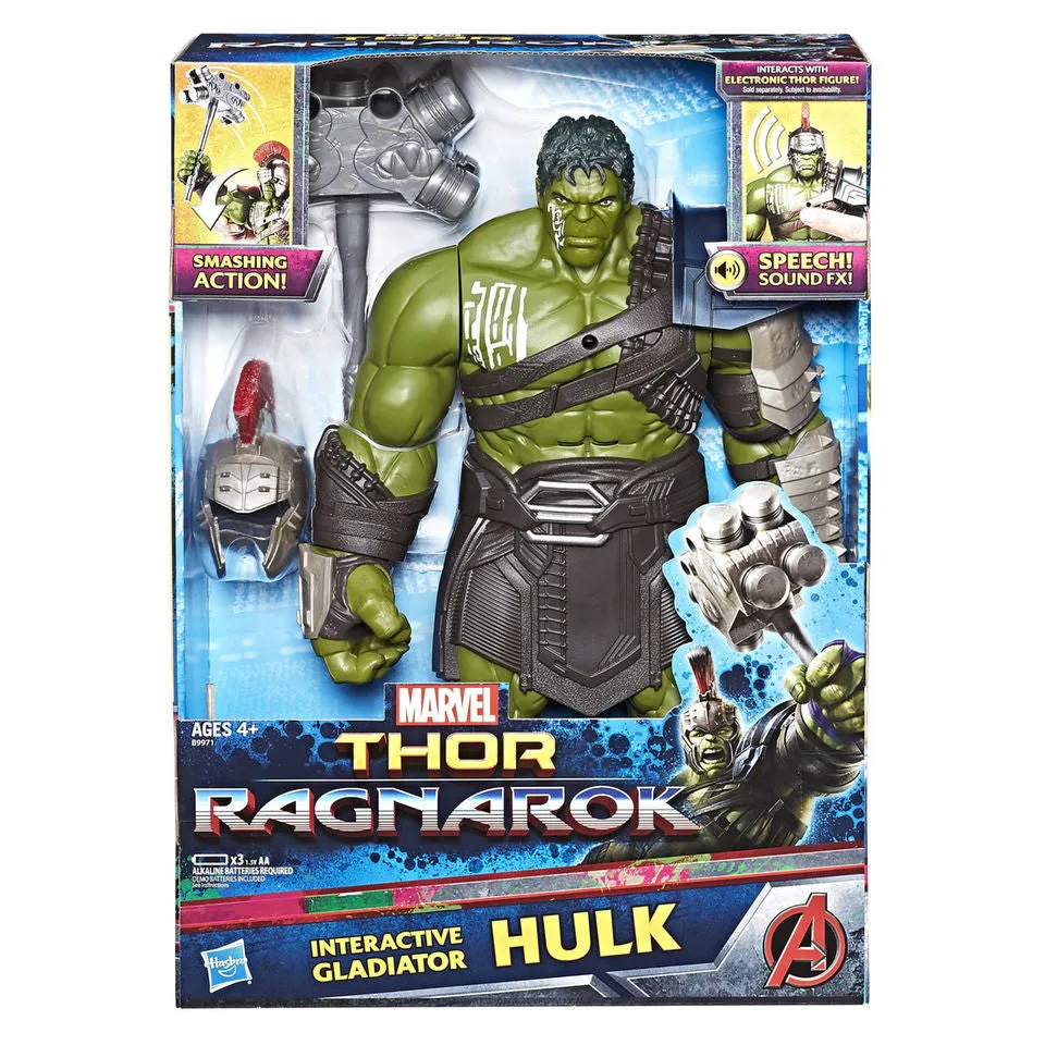 Marvel Thor Ragnarok Electronic Figure Interactive Gladiator Hulk