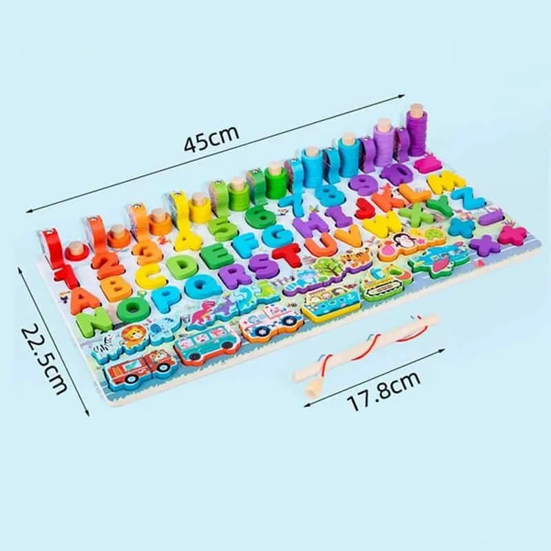 Montessori Magnetic Wooden Educational Puzzles