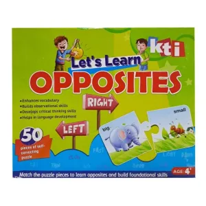 Opposites Attract Fun Board Games (50 Puzzles Pieces)