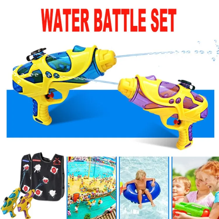 Outdoor Water Play Equipment Meets Water Color Change Vest Without Toy Sprinkler