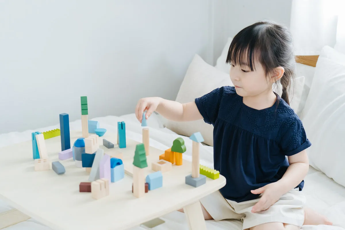 PlanToys Urban City Blocks Set