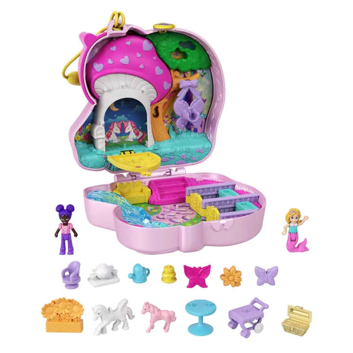 Polly Pocket Big Pocket World Unicorn Forest Compact