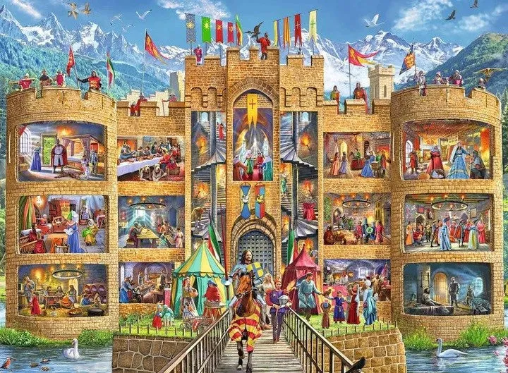 Ravensburger Cutaway Castle Puzzle 150pc