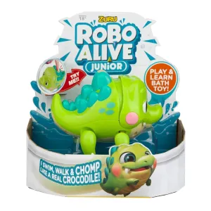 Robo Alive Junior Play & Learn Bath Toy Interactive Water Fun