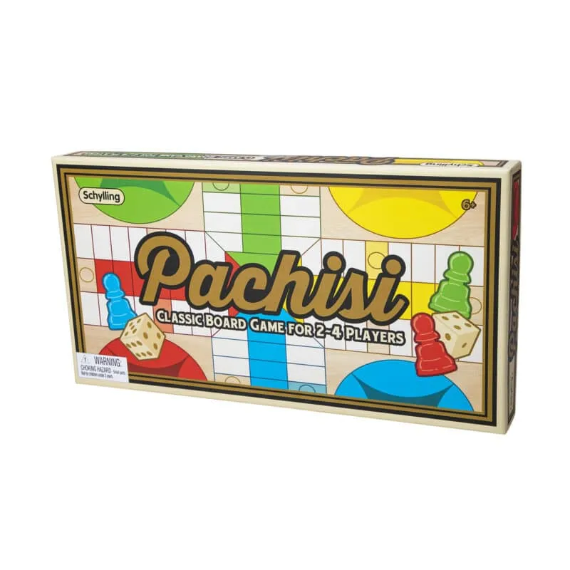 Schylling Pachisi Classic Board Game For 2-4 Player