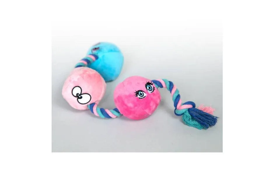 Scruffy Pet Toys Tug Buttons Anal Balls