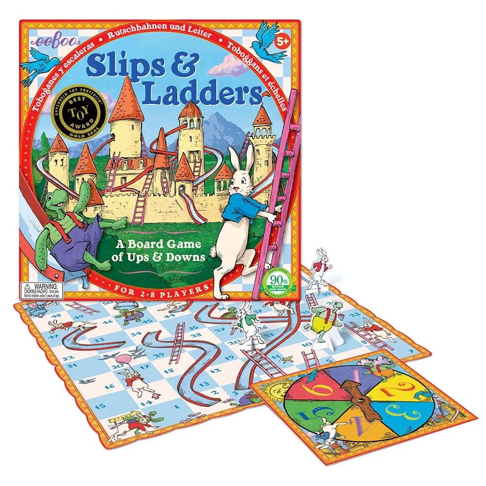 Slips & Ladders Board Game