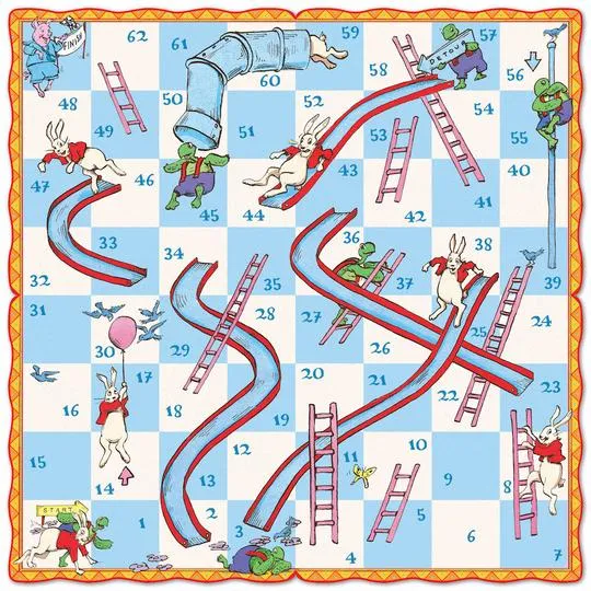 Slips & Ladders Board Game