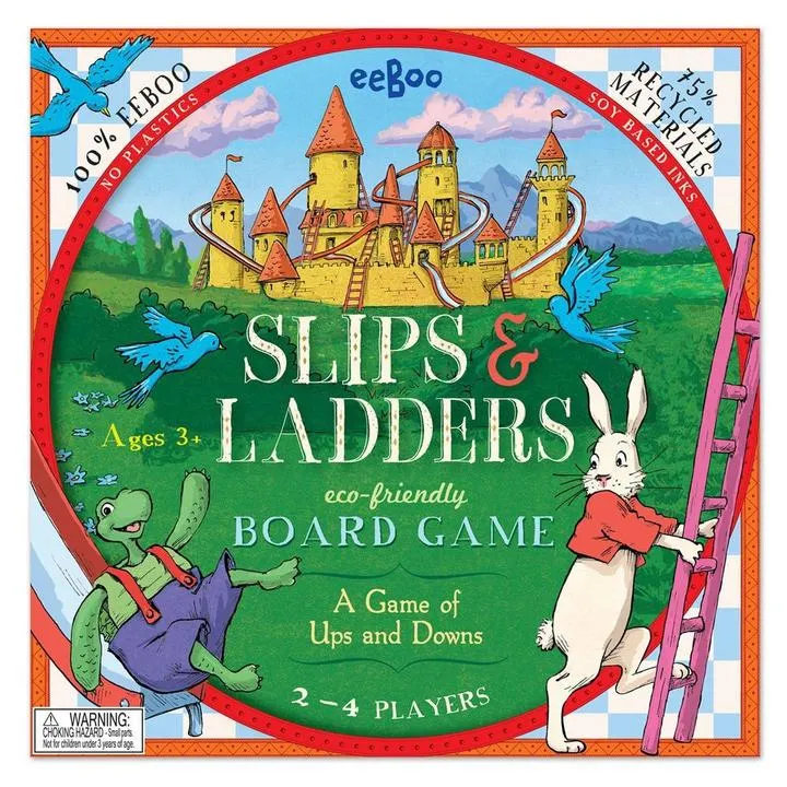 Slips & Ladders Board Game