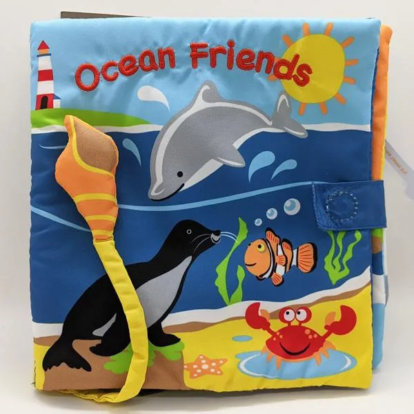 Sound Cloth Book "Ocean Friends" (0 )