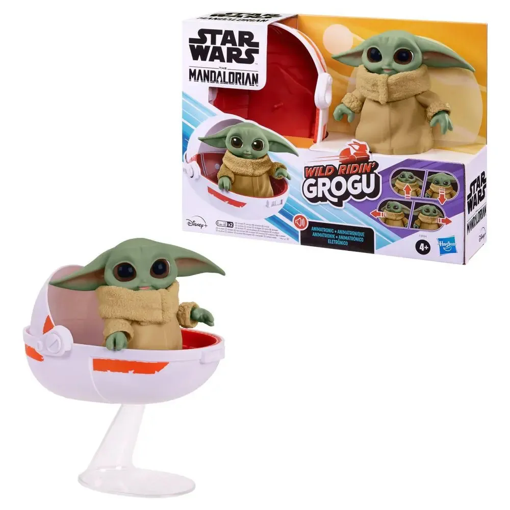 Star Wars Wild Ridin' Grogu Animatronic Hover Pram 25  Combinations Interactive