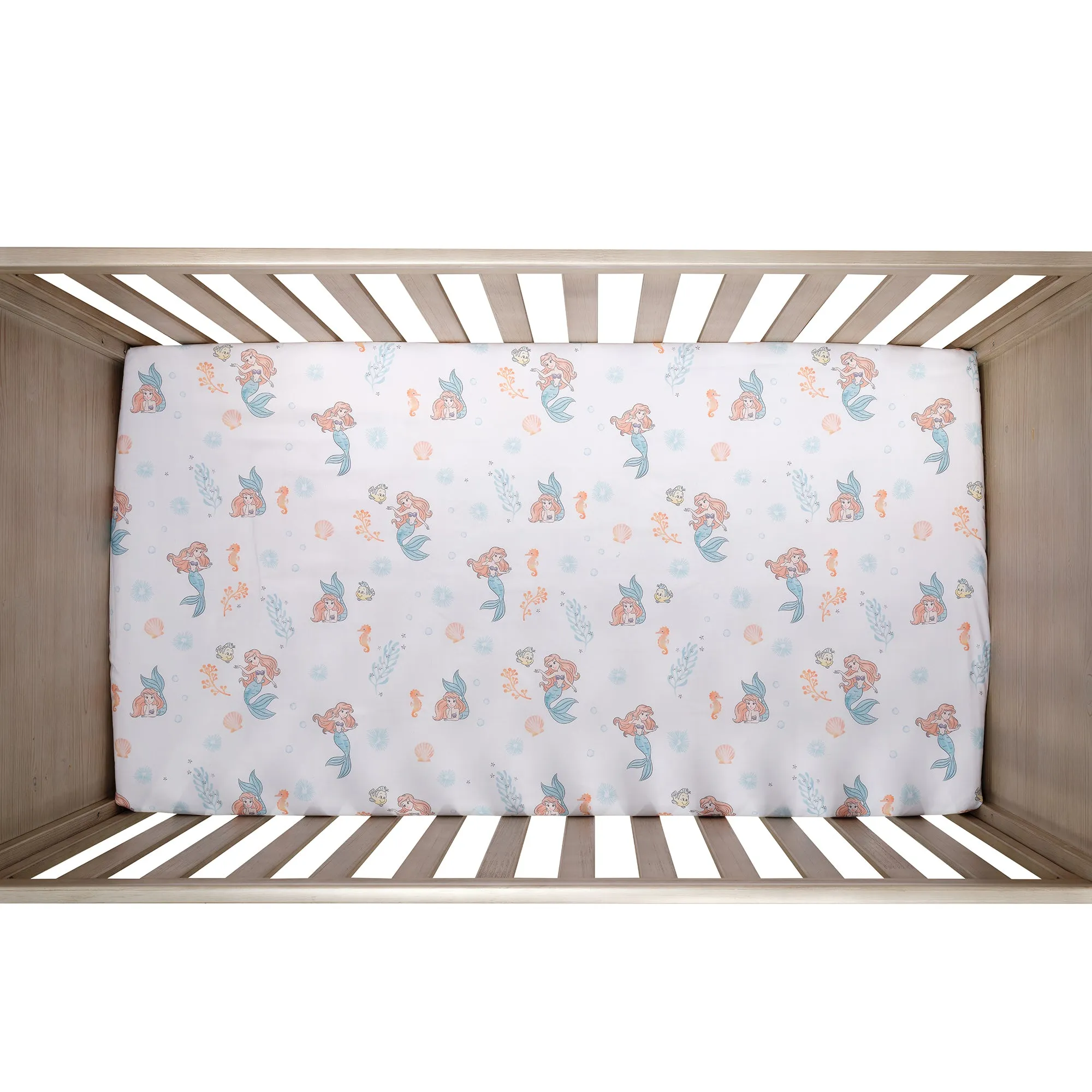 The Little Mermaid Fitted Crib Sheet