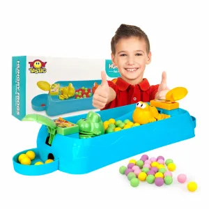 ToyTastic Baby Hungry Frog Eat Beans Game-2 Players, Indoor Games Interactive Game Toy of Family Board Games for Kids, Interactive Game Toys, Made in India, Multi Color