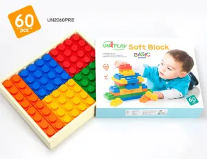 UNiPlay Soft Block Basic 60pc Box