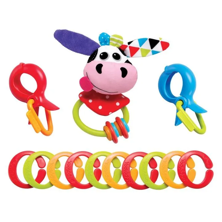 Yookidoo Clips Rattle 'N' Links (Cow)