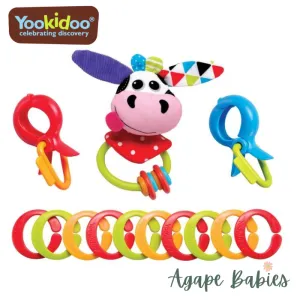 Yookidoo Clips Rattle 'N' Links (Cow)