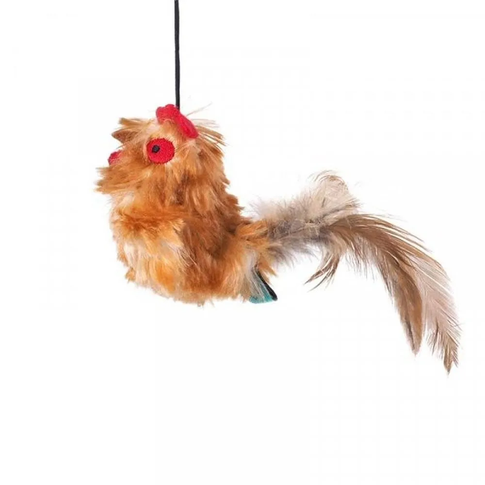 Zoon Nip-it Catnip Teaser Hen Cat Toy